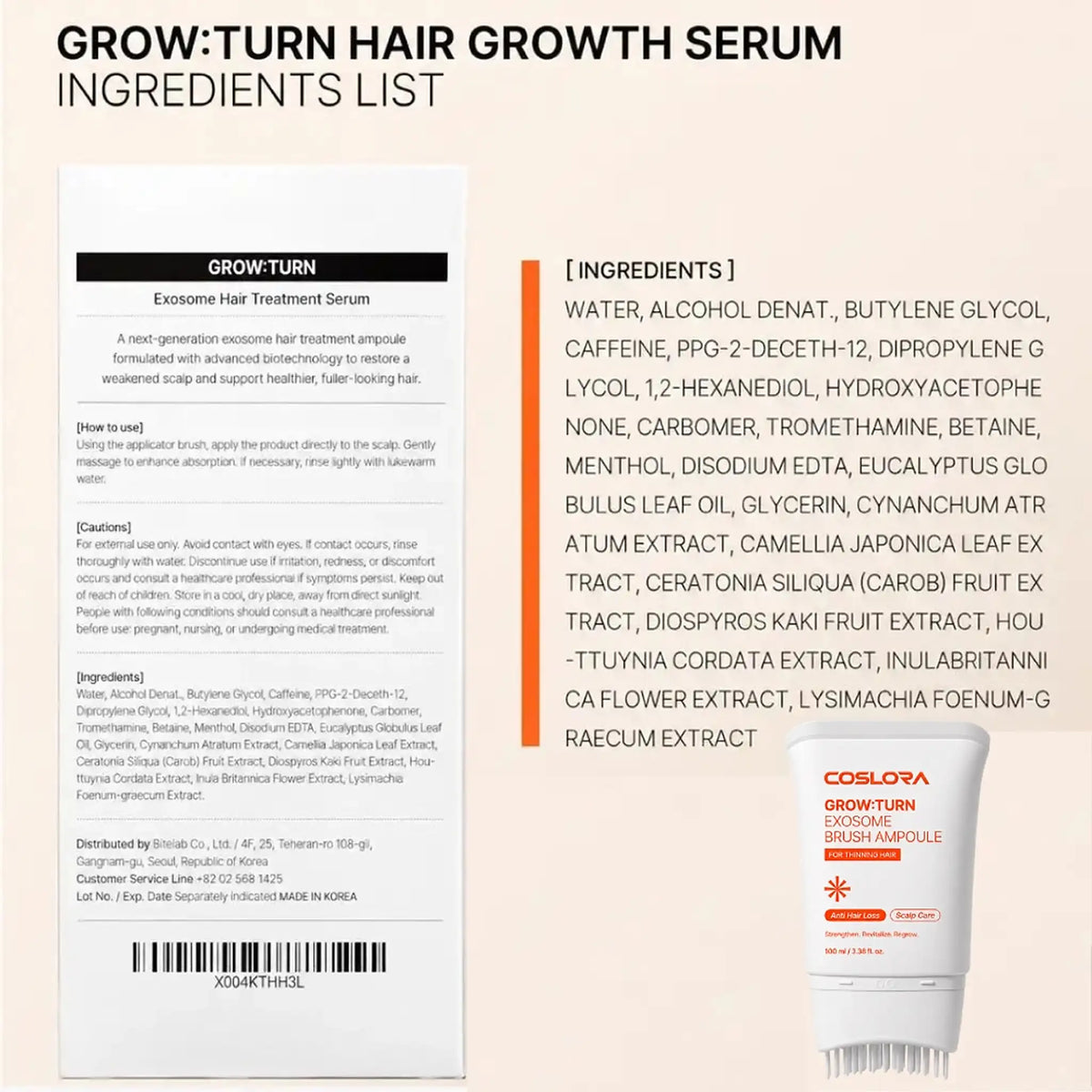 Serum na porost włosów GrowTurn